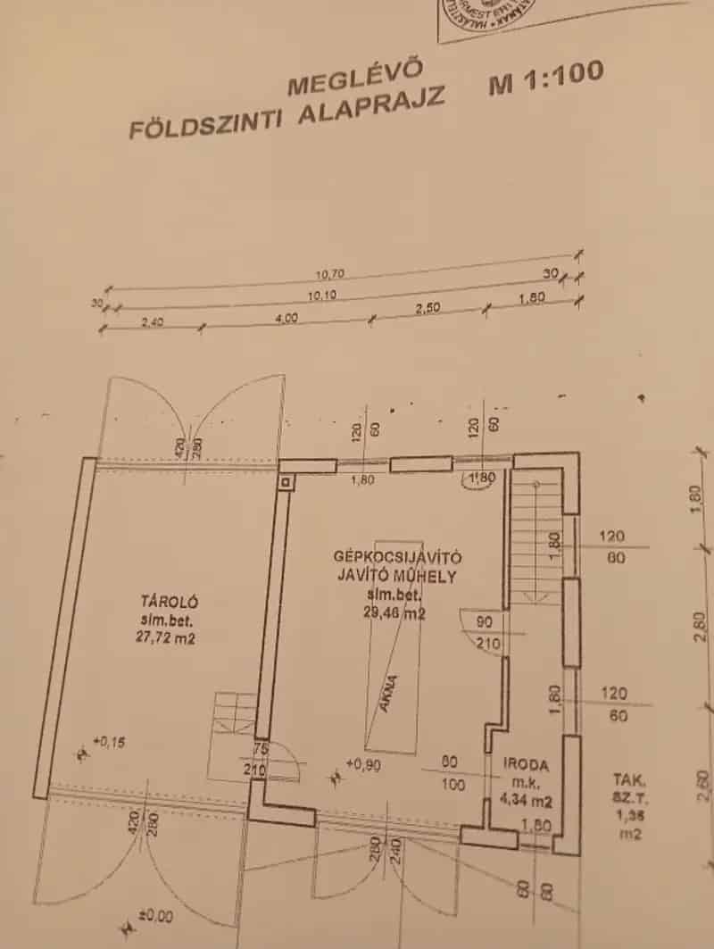Kétszintes Téglából Épült Műhely Eladó Halásztelken