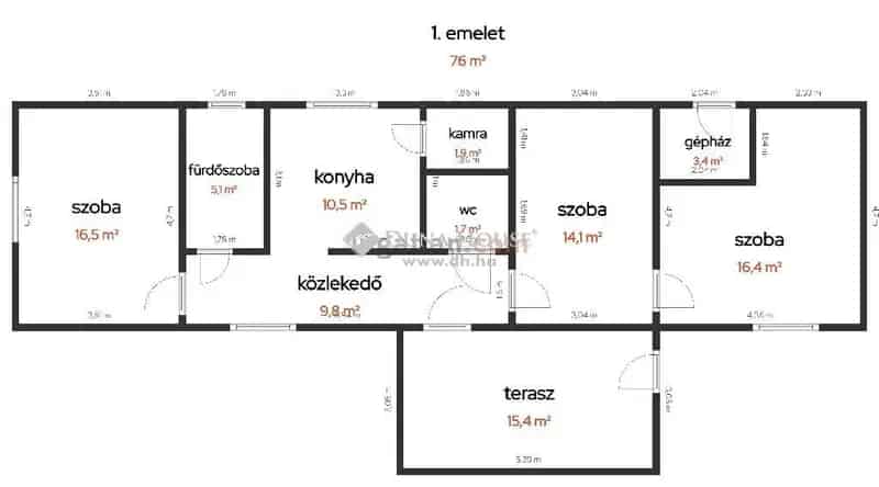 Eladó tanya Bács-Kiskun megyében 76 nm 3 szoba