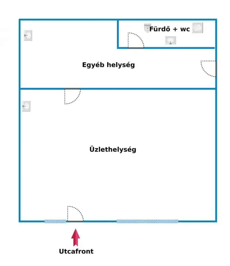 41 nm-es felújított üzlethelyiség eladó Sátoraljaújhelyen