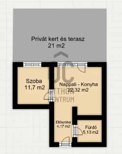 Budapest XI kerület Madárhegy eladó lakás 42nm Terasz Kertkapcsolat
