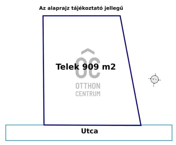 Pilisszántói eladó telek panorámával - 909 nm