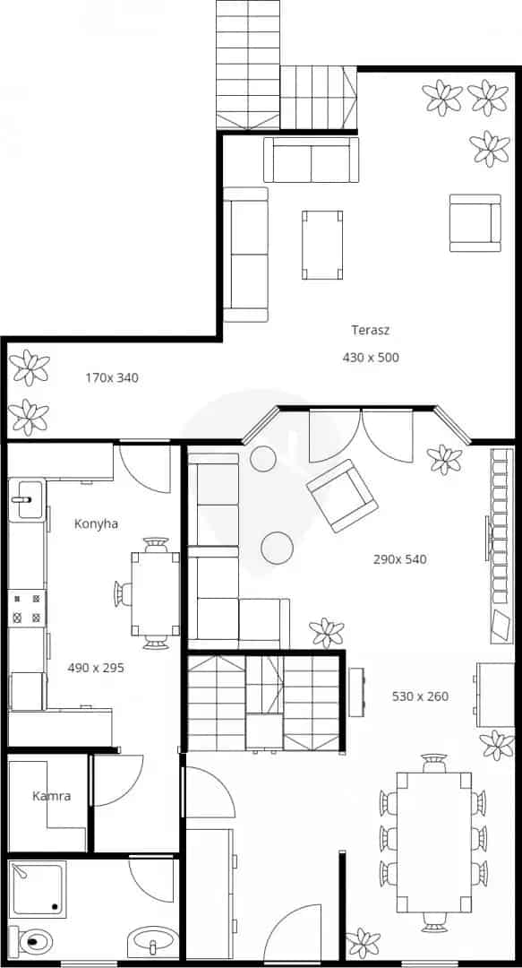 220m2-es Felújított Ikerházfél Pesthidegkúton