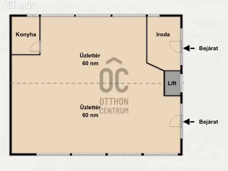 Debrecen Kálvin téri üzlethelyiség eladó - iroda üzlet befektetés