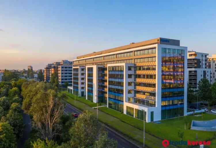 Bérlés irodahiány irodapark, Dél-Buda, modern légtechnikai rendszer