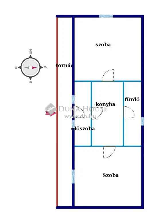 Felújítandó parasztház eladó Tiszabezdéden 75nm 2 szoba