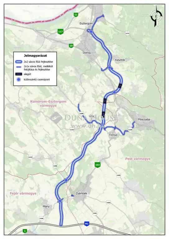 Fejlesztési terület eladó M100-as autóút mellett
