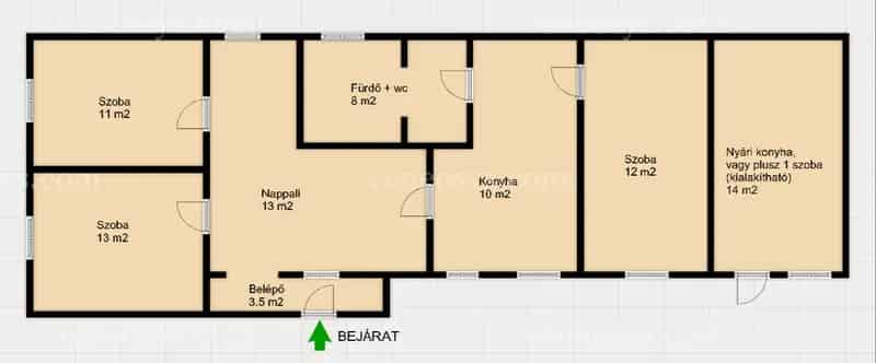 Felujitott 3 szobas csaladhaz Fertőszéplakon