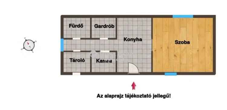 Felújítandó vályogház Tápiószecső közelében