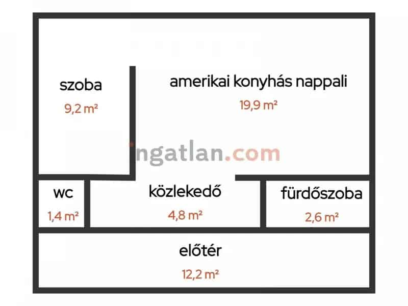Bodajki 50nm-es ház eladó 1045nm-es telekkel