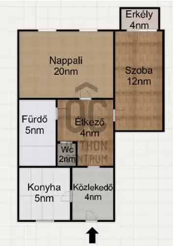Budapest XVI kerület eladó lakás 56nm 2 szoba felújított