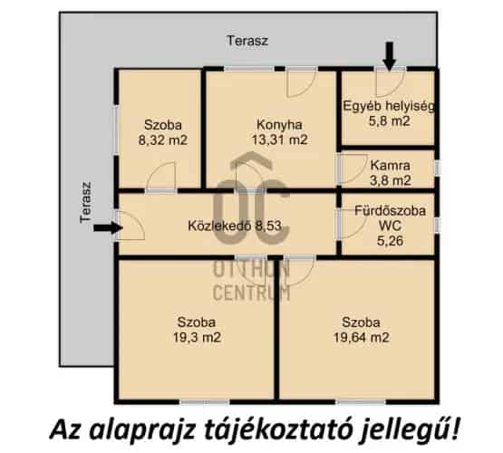 Mezőfalva családi ház eladó 78nm 816nm telekkel