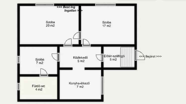 65 m2-es családi ház Vasszécsenyben - Szombathely közelében