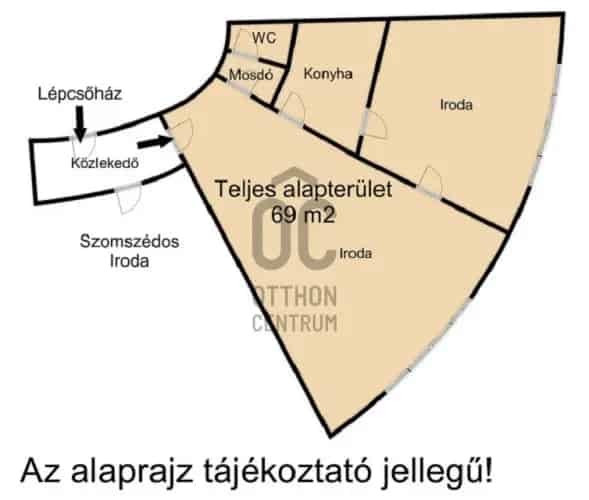 Dunaújvárosi Üzlethelyiség Kiadó - Tojásház - 69 nm