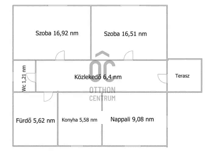 Mátészalka családi ház eladó 65 nm 2 szoba