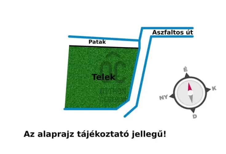 Kustánszegi eladó telek 1010 nm - csendes, nyugodt környezet