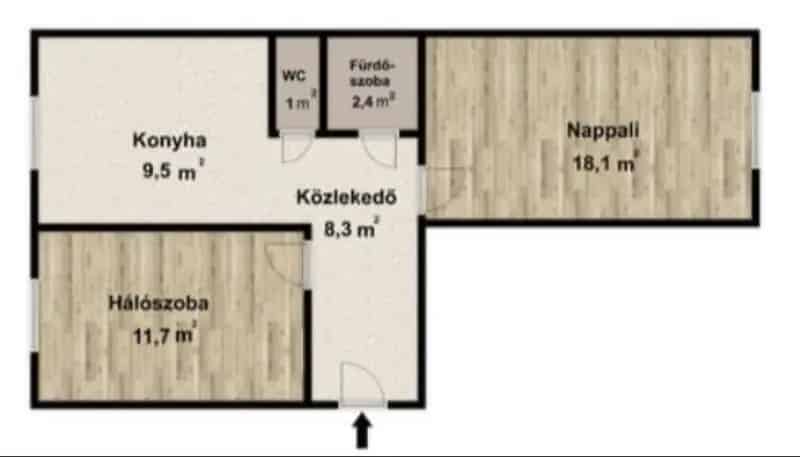 Kiadó 2 szobás lakás Miskolcon Középszer utcában
