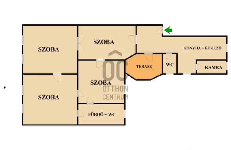 Szombathely Belváros 4 szobás felújított lakás eladó