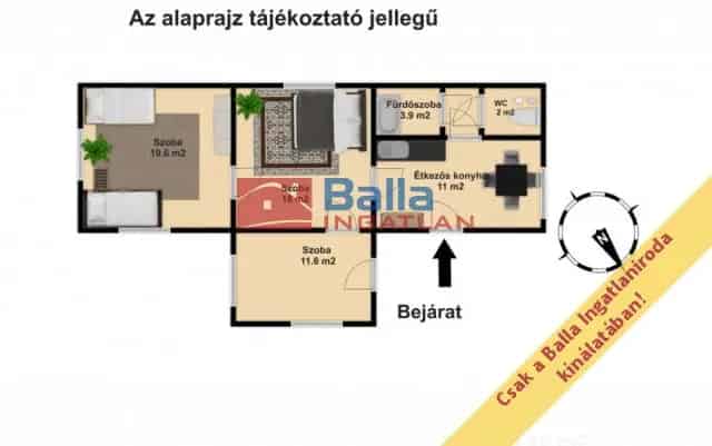Kismarosi nyaraló eladó 67nm 2 1 félszoba