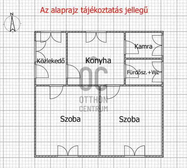 Poroszló: 65 m² Vályogház Felújítandó 1105 m² Telken