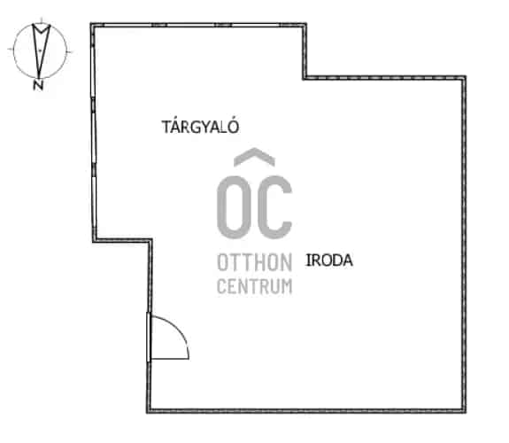 Szombathely Belvárosi Iroda 50m2 Beépített Bútorokkal