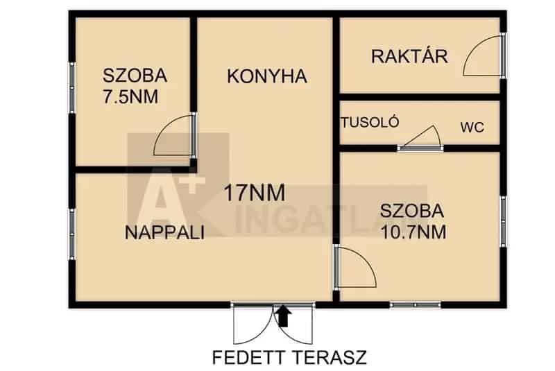 Balástyáni kertészet eladó - 9260 nm, fóliaházakkal, lakóépülettel