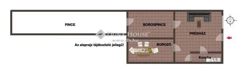 Hangulatos pince présház eladó Lábatlanon