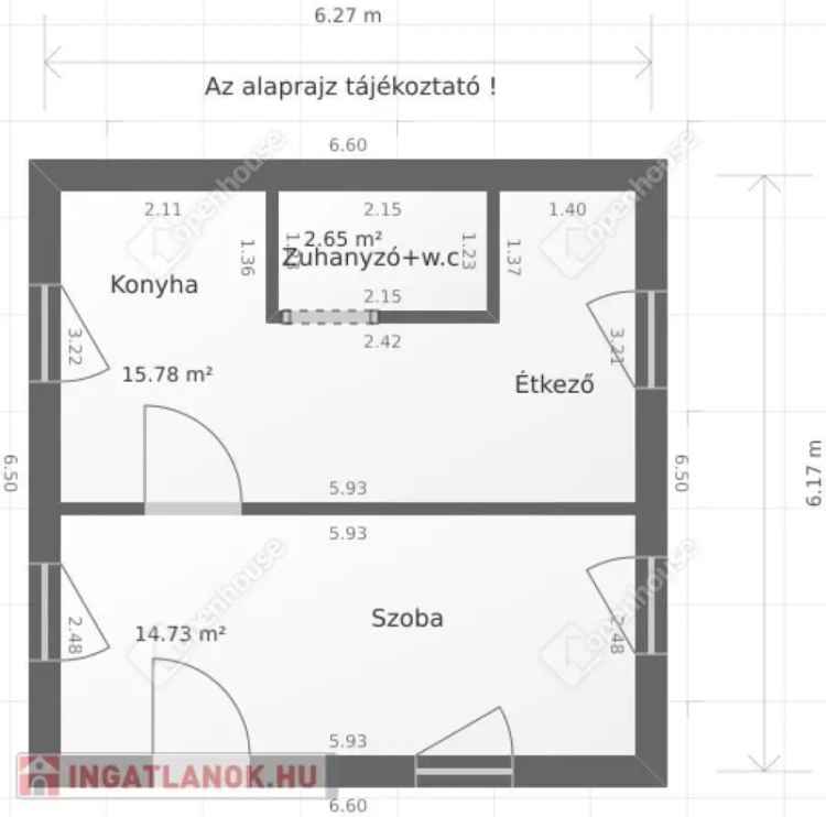511 nm-es Telek 35 nm-es Házzal Monorierdőn Eladó
