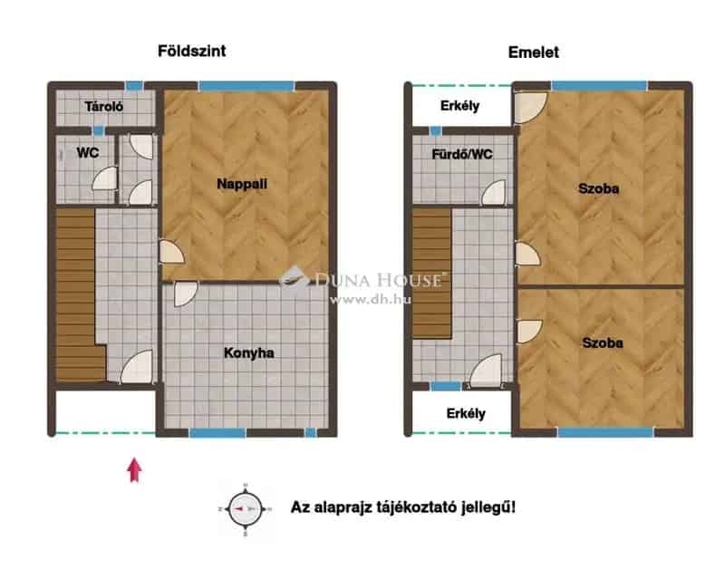 Felujítandó sorház eladó Nagyradán garázzsal és kertkapcsolattal