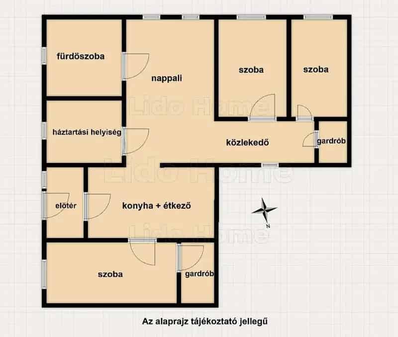 Kapuvári családi ház eladó - felújított, modern, 78 nm