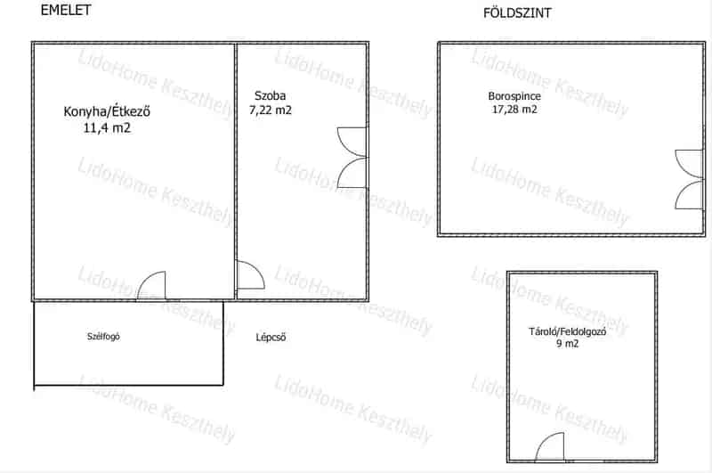 Kis-Balatoni panorámás nyaraló Zalakaros közelében