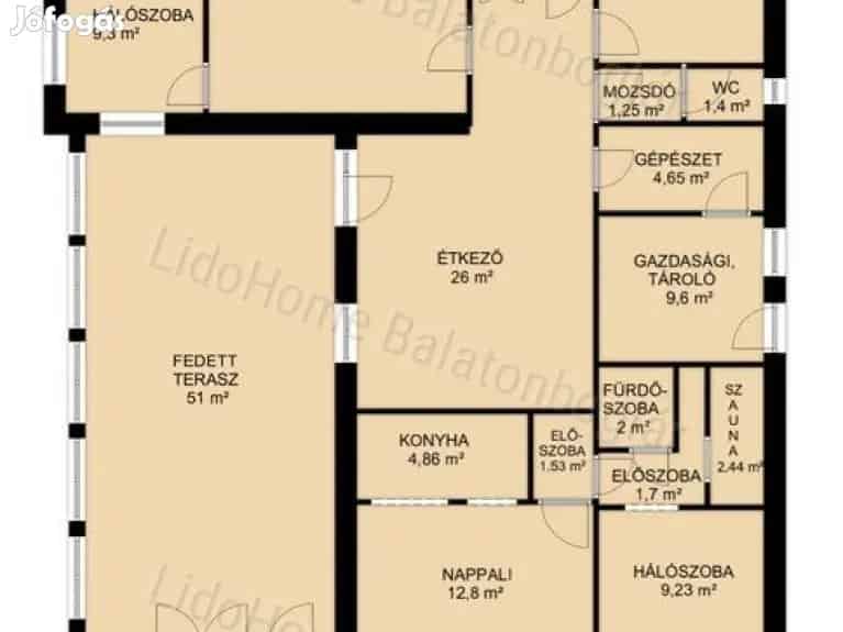 Balatonberényi Vendégház Eladó - 7 Szoba, Fedett Terasz, Infraszauna