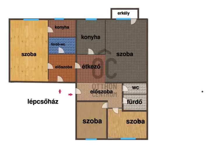 Budapest Kispest 82 nm-es 4 szobás panel lakás eladó
