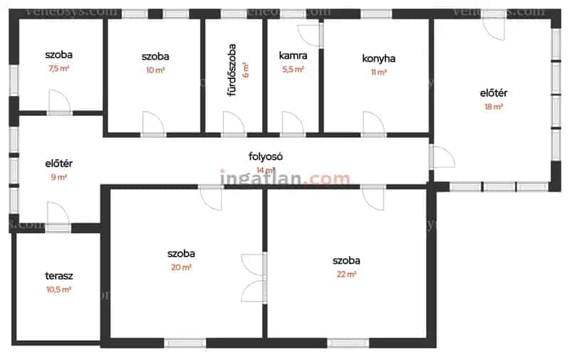 Felujitando Polgari Villa Salgotarjanban 200 m2 1054 m2 telekkel