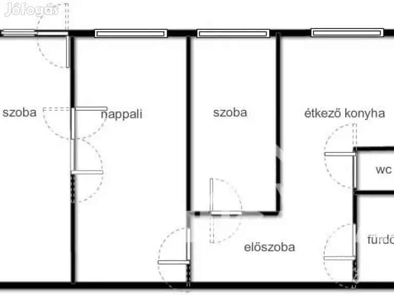 Eladó Panel Lakás Ózd Belvárosában 54 nm 1 2 Félszoba Erkély
