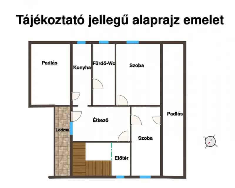 Kétgenerációs ház büfével Kunadacson - 125 nm + 50 nm