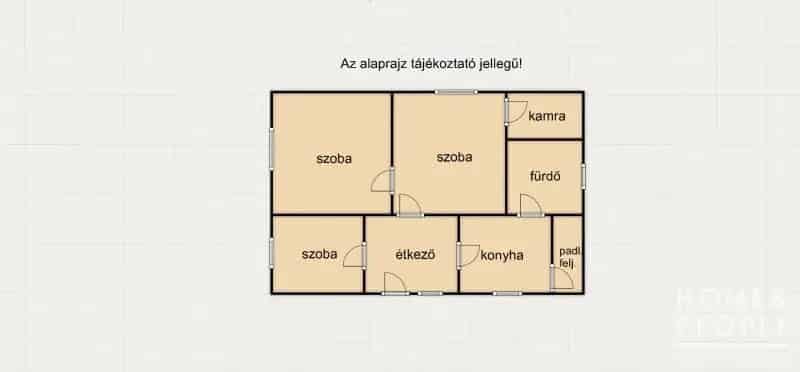 Kistelek családi ház eladó 100 m2 3 szoba