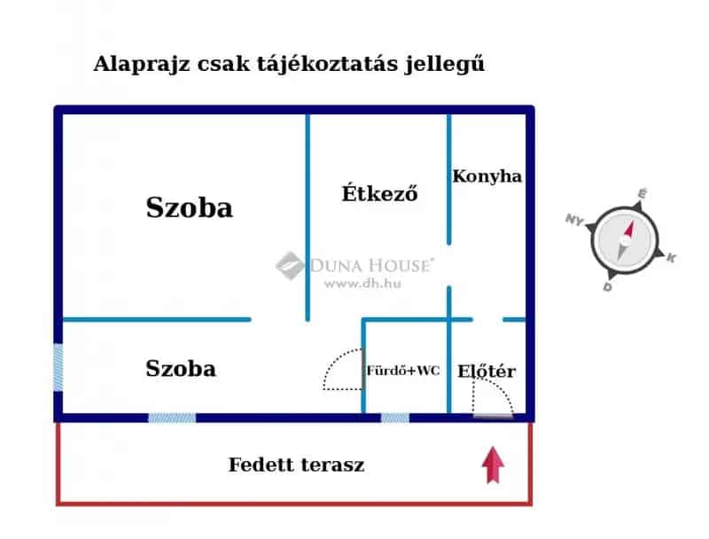 60 nm-es tanya Nyársapáton 2877 nm-es telken