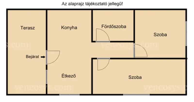 Eladó családi ház Miskolc Vasgyárban 68 nm 2 szoba