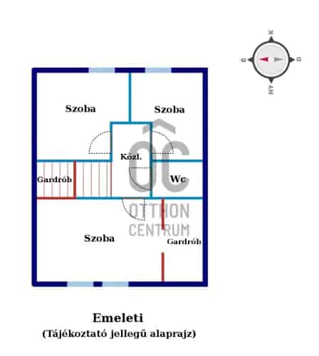 Hajdúsámsoni sorház eladó - 2 1 fél szoba - felújított