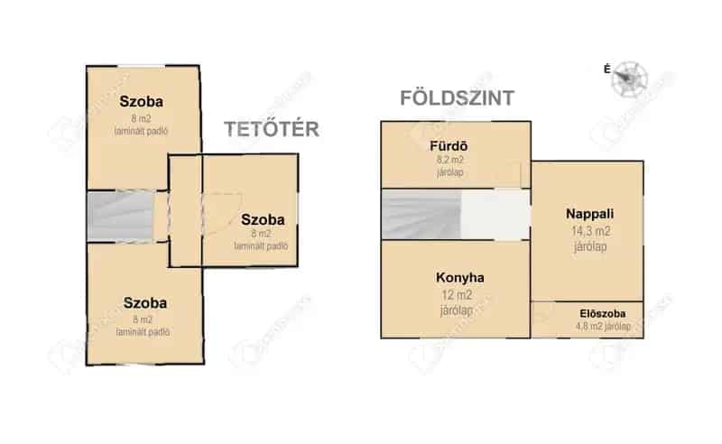 Eladó 70m2-es Nyárló Miskolctapolca mellett 1612m2-es Telken