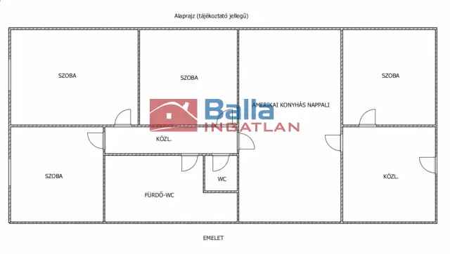 Eladó családi ház Göd Újtelep 9 szobás 200 m²-es