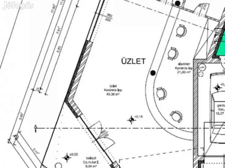 Eladó üzlethelyiség Mosonszolnokon kiváló parkolási lehetőséggel