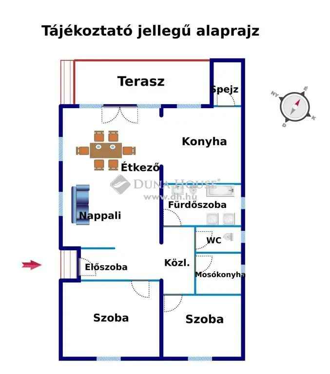 114nm-es családi ház Kunszentmiklóson 2387nm-es telken
