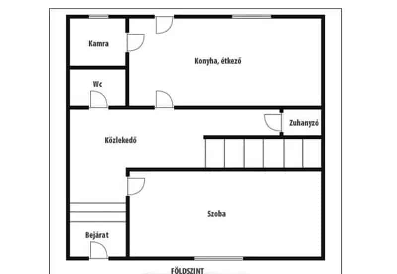 Celldömölk ikerház eladó - felújítandó 3 szobás