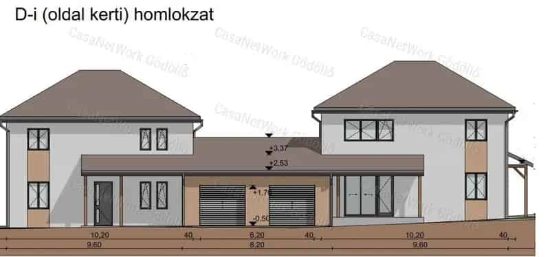 Gödöllői ikerház eladó - 4 hálószoba, 2 fürdőszoba, garázs