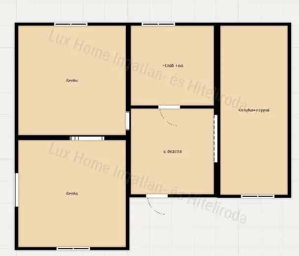 Kertes ház eladó Oroszlányon 60nm 2 szoba
