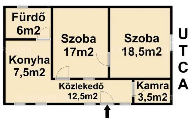 Felujítandó családi ház eladó Pusztahencsén