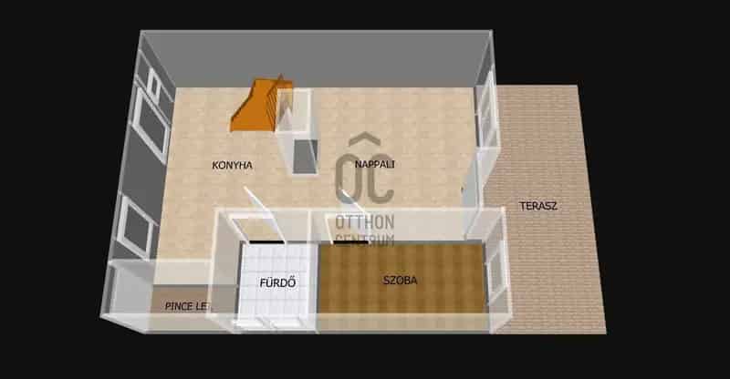Alsóörs hétvégi ház eladó 74m2 1 2 félszoba