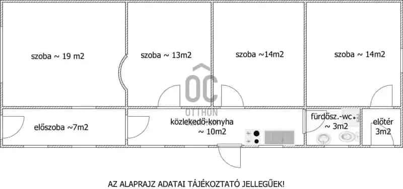 Felújítandó családi ház 4259 m2 telekkel Baja közelében