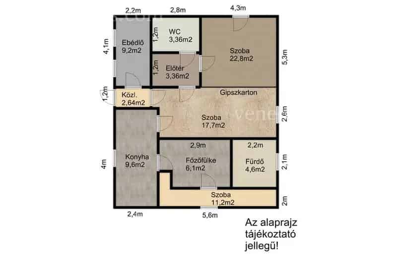 Dévaványa családi ház eladó - 3 szoba, garázs, terasz